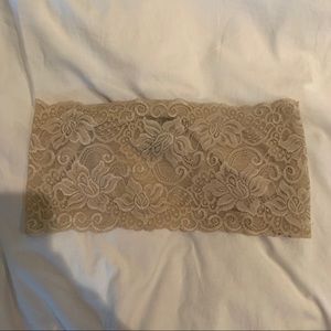 LF nude lace bandeau